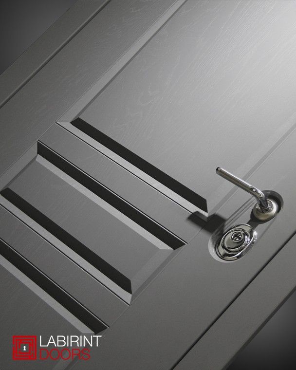 Входная дверь Лабиринт Платинум 14 - Дуб кантри белый горизонтальный