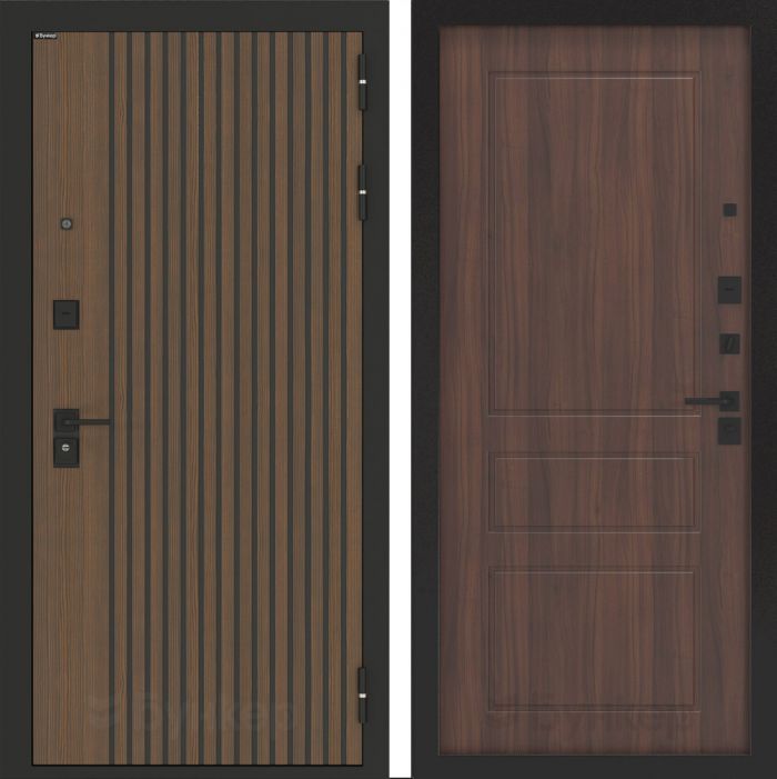 Входная дверь Бункер BN-02 - ФЛ-116 Орех бренди