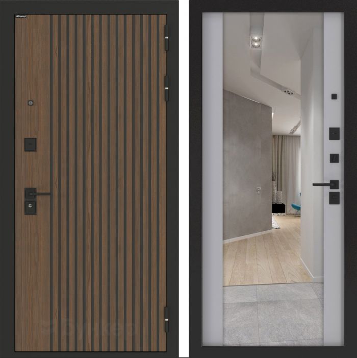 Входная дверь Бункер BN-02 - ФЛЗ-1 Лайт грей софт