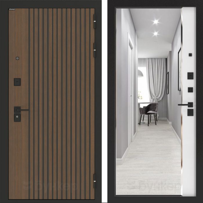 Входная дверь Бункер BN-02 - ФЛЗ-618 фацет Белый софт