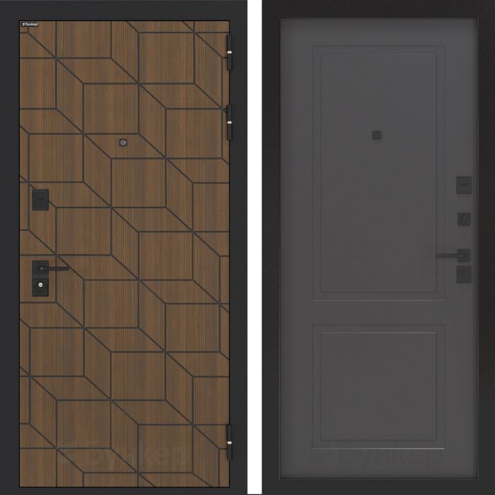 Входная дверь Бункер BN-03 - ФЛ-609 Графит софт