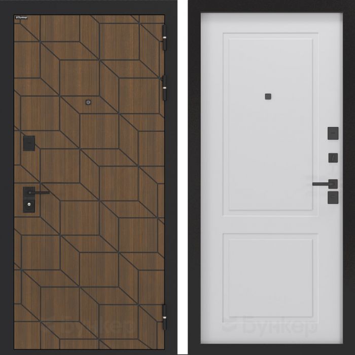 Входная дверь Бункер BN-03 - ФЛ-609 Белый софт