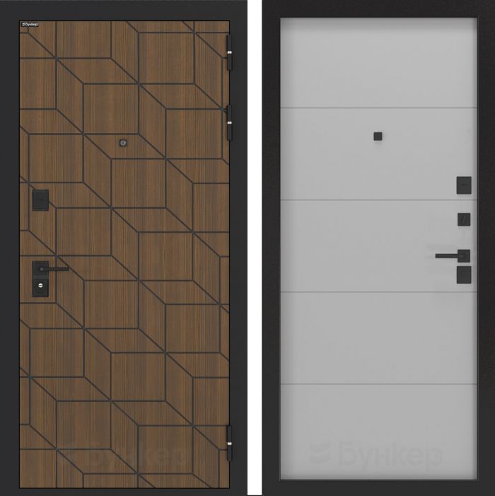 Входная дверь Бункер BN-03 - ФЛ-649 Лайт грей софт