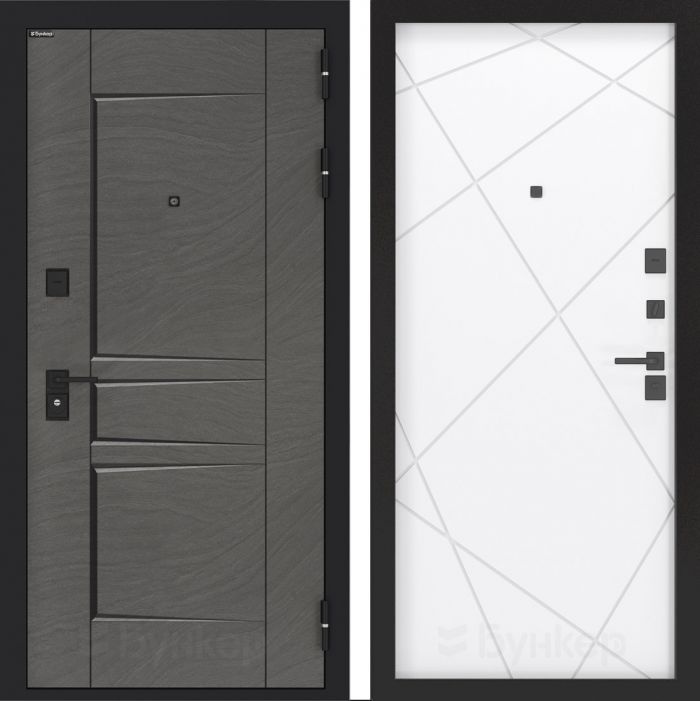 Входная дверь Бункер BN-04 - ФЛ-291 Белый софт