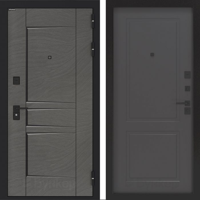 Входная дверь Бункер BN-04 - ФЛ-609 Графит софт