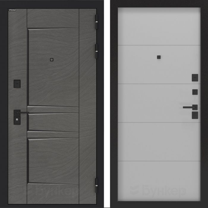 Входная дверь Бункер BN-04 - ФЛ-649 Лайт грей софт