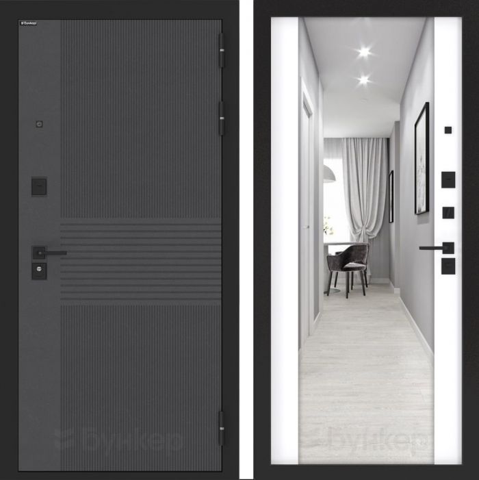 Входная дверь Бункер BN 05 - ФЛЗ-1 Белый софт