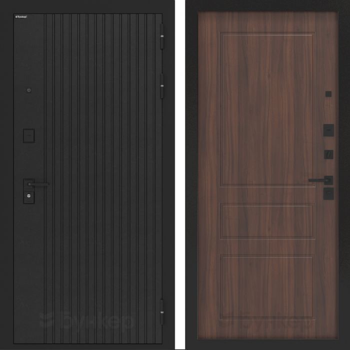 Входная дверь Бункер BN 06 - ФЛ-116 Орех бренди