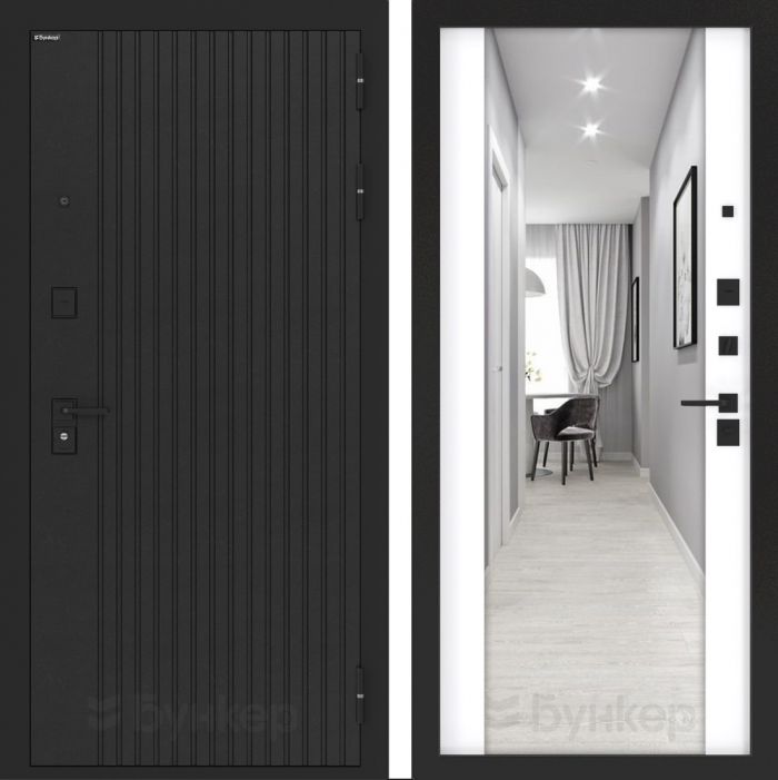 Входная дверь Бункер BN 06 - ФЛЗ-1 Белый софт