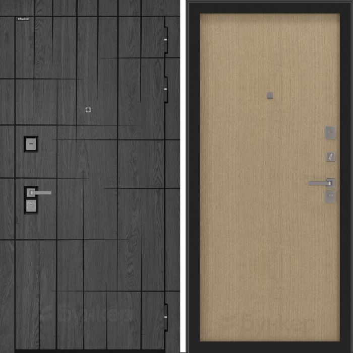 Входная дверь Бункер BN 09 - ДВП Венге светлый