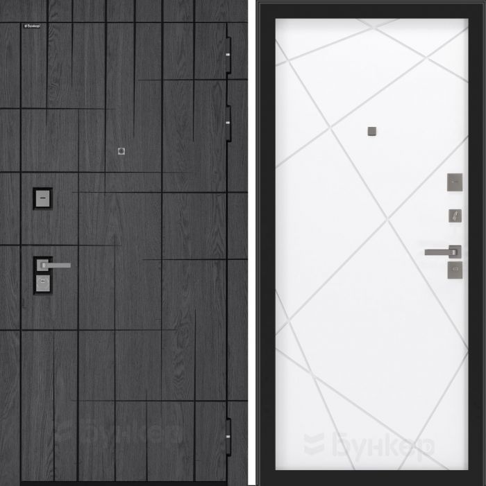 Входная дверь Бункер BN 09 - ФЛ-291 Белый софт