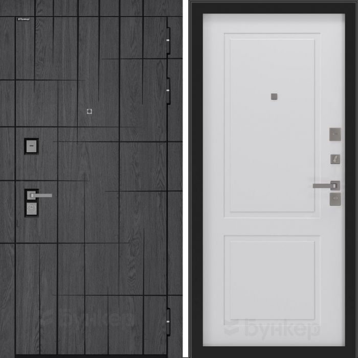 Входная дверь Бункер BN 09 - ФЛ-609 Белый софт