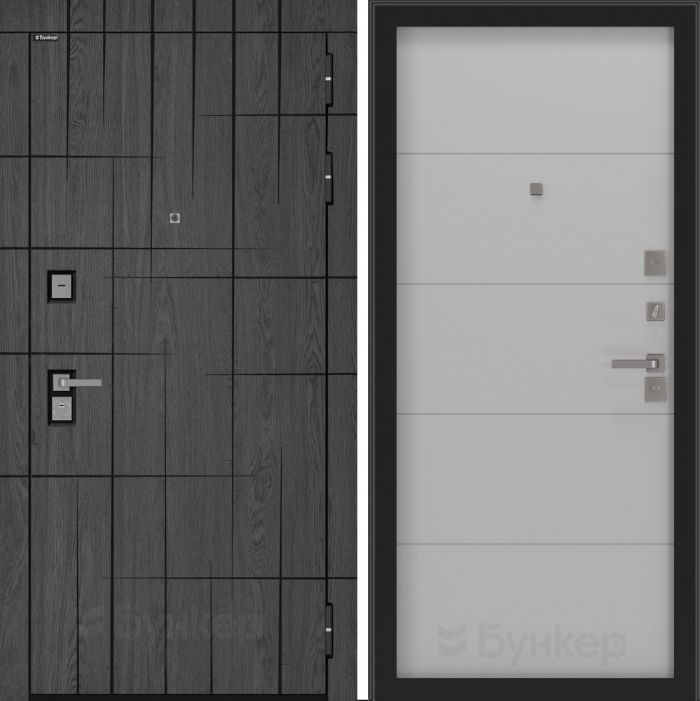 Входная дверь Бункер BN 09 - ФЛ-649 Лайт грей софт