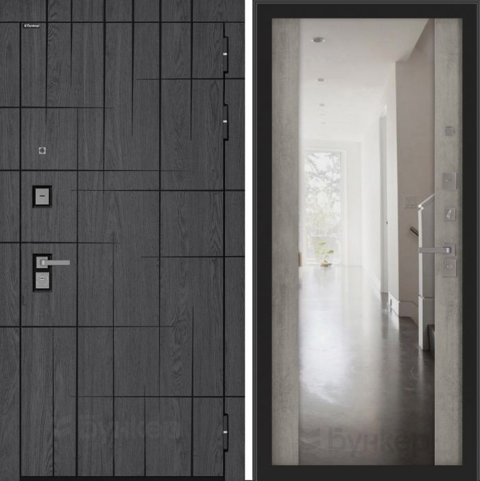 Входная дверь Бункер BN 09 - ФЛЗ-1 Бетон светлый