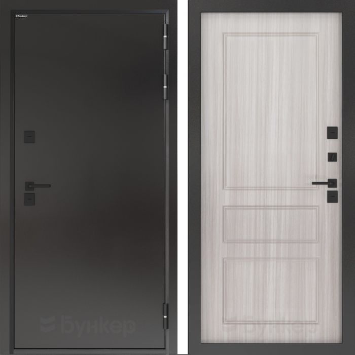 Входная дверь Бункер BN 10  Тепло плюс - ФЛ-116 Сандал белый 