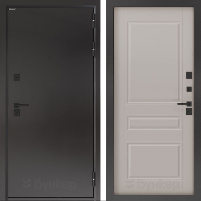 Входная дверь Бункер BN 10  Тепло плюс - ФЛ-711 Капучино 853-2