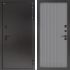 Входная дверь Бункер BN 10  Тепло плюс - ХОМС Серый софт рельеф