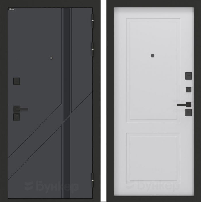 Входная дверь Бункер BN-12 ФЛ-609 Белый софт