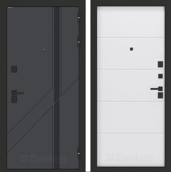 Входная дверь Бункер BN-12 ФЛ-649 Белый софт