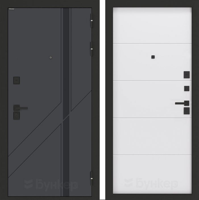 Входная дверь Бункер BN-12 ФЛ-649 Белый софт