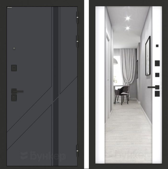 Входная дверь Бункер BN-12 ФЛЗ-1 Белый софт