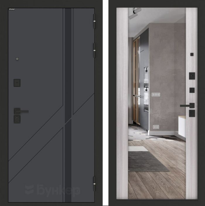 Входная дверь Бункер BN-12 ФЛЗ-1 Сандал белый