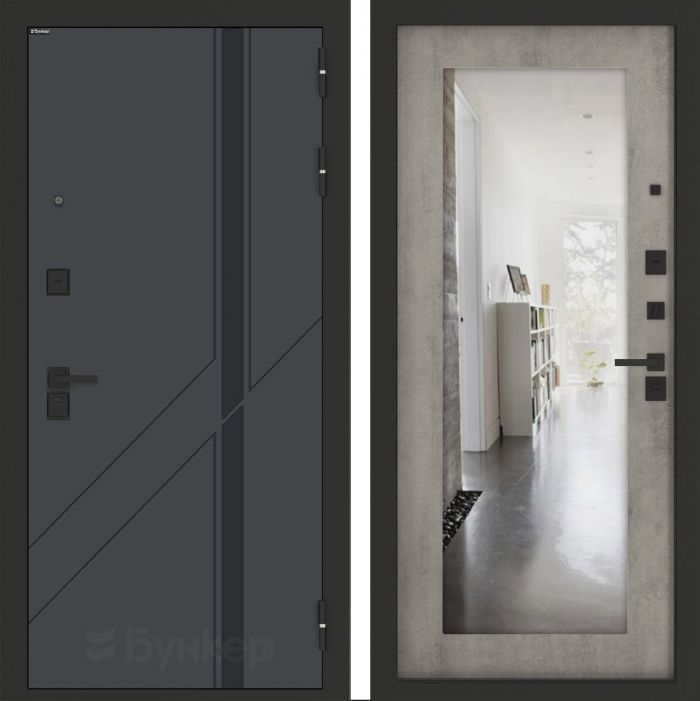 Входная дверь Бункер BN-12 ФЛЗ-603 Бетон светлый