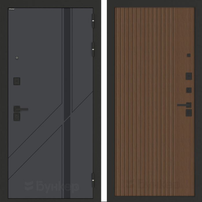 Входная дверь Бункер BN-12 ХОМС Дуб кантри темный