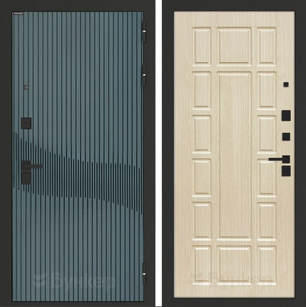 Входная дверь Бункер BN-13 ФЛ-244 Беленый дуб