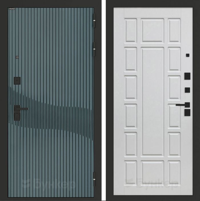 Входная дверь Бункер BN-13 ФЛ-244 Белое дерево