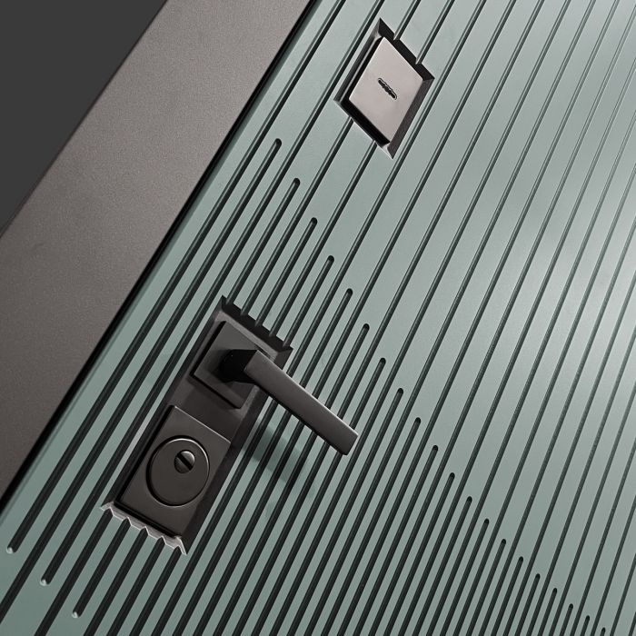 Входная дверь Бункер BN-13 АМСТРОД Белый софт рельеф