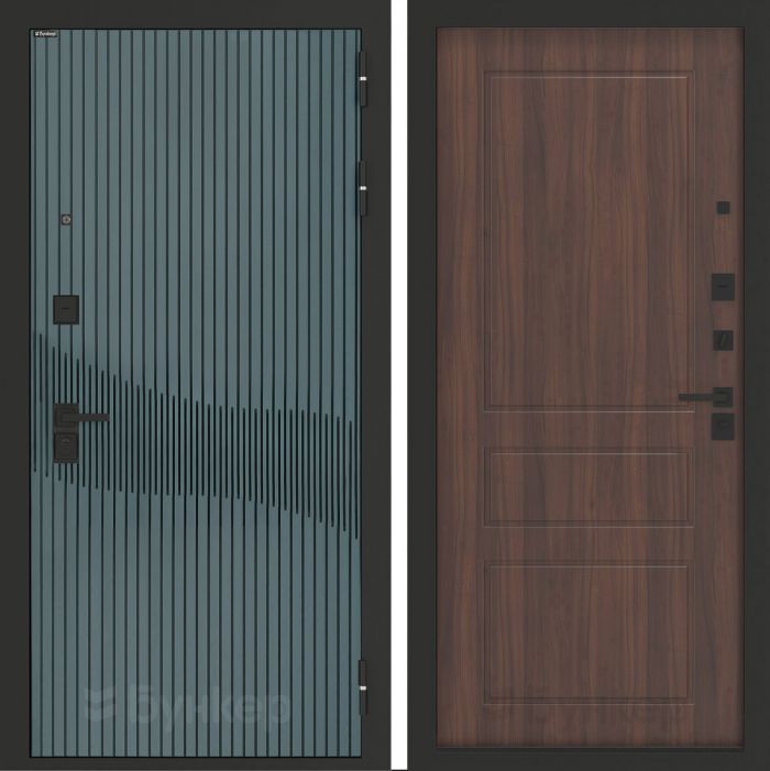 Входная дверь Бункер BN-13 ФЛ-116 Орех бренди