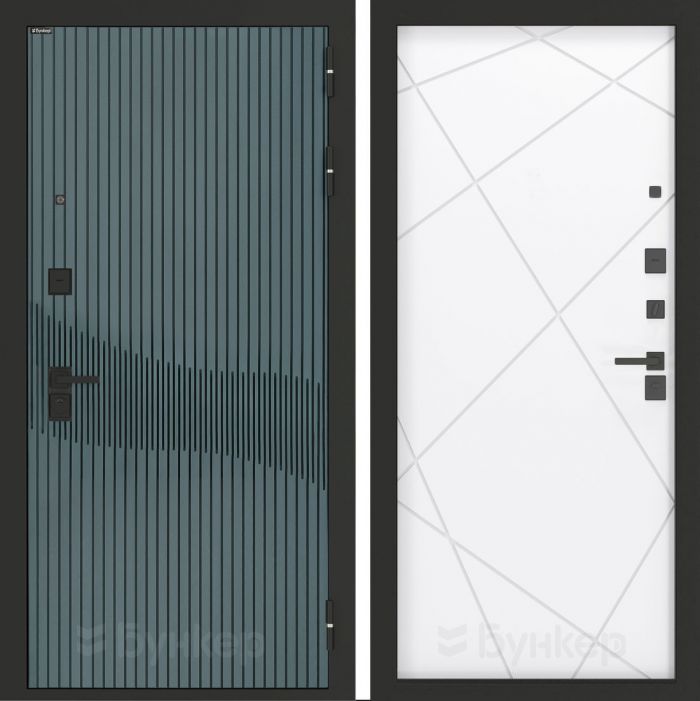 Входная дверь Бункер BN-13 ФЛ-291 Белый софт