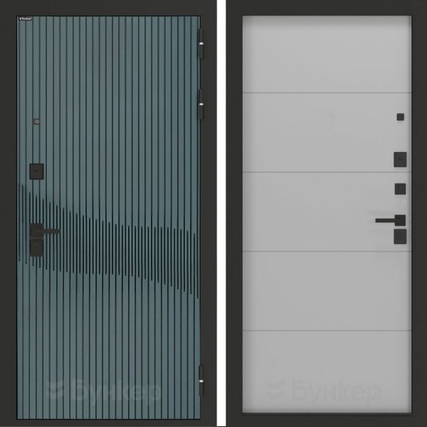 Входная дверь Бункер BN-13 ФЛ-649 Лайт грей софт