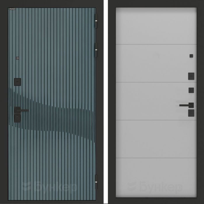 Входная дверь Бункер BN-13 ФЛ-649 Лайт грей софт