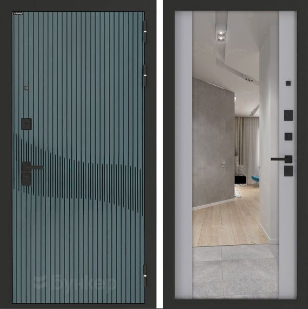 Входная дверь Бункер BN-13 ФЛЗ-1 Лайт грей софт