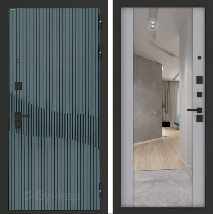 Входная дверь Бункер BN-13 ФЛЗ-1 Лайт грей софт