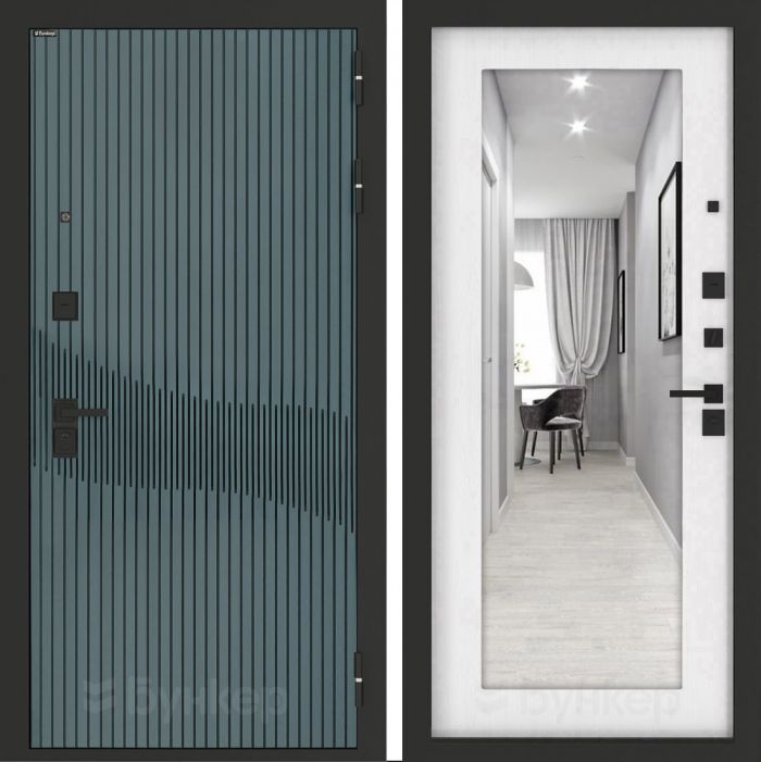 Входная дверь Бункер BN-13 ФЛЗ-603 Белое дерево