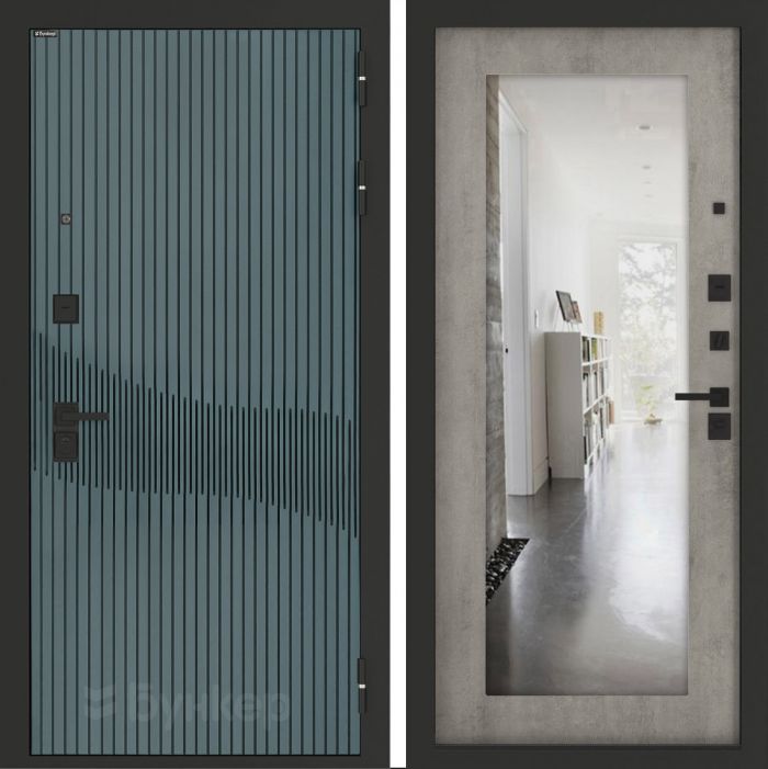 Входная дверь Бункер BN-13 ФЛЗ-1 Бетон светлый