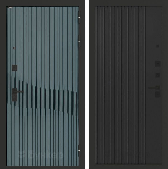 Входная дверь Бункер BN-13 ХОМС Черный кварц