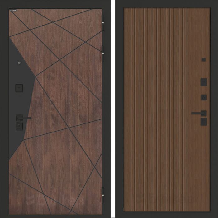 Входная дверь Бункер BN-14 ХОМС Дуб кантри темный