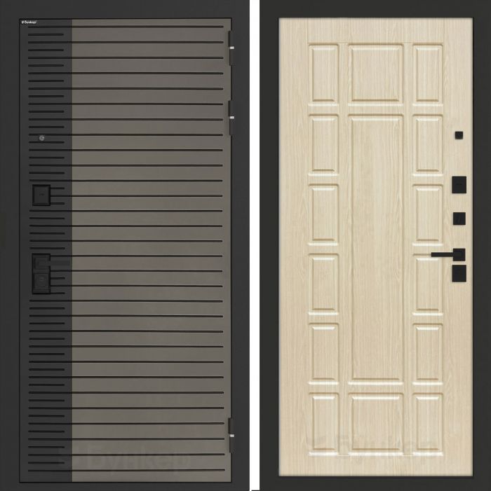 Входная дверь Бункер BN-15 ФЛ-244 Беленый дуб