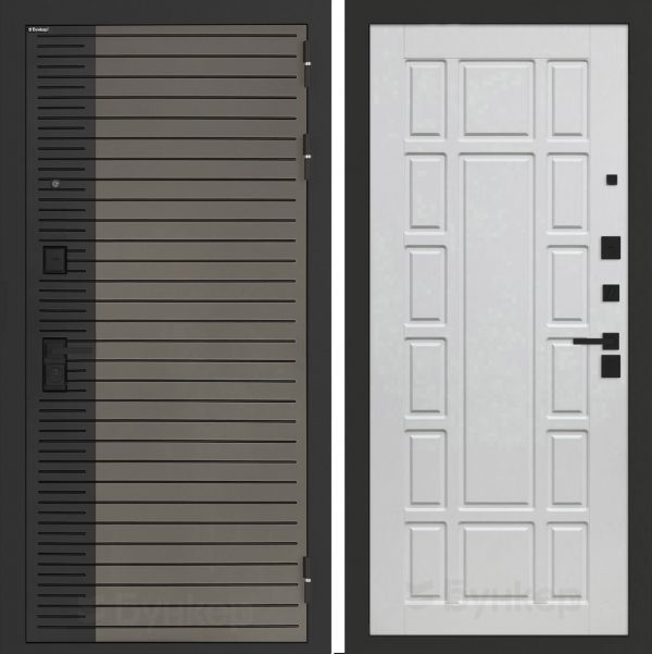 Входная дверь Бункер BN-15 ФЛ-244 Белое дерево