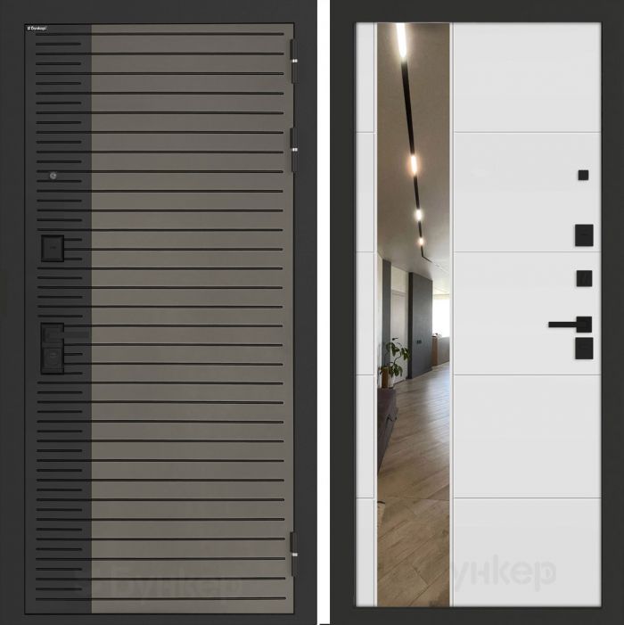 Входная дверь Бункер BN-15 ФЛЗ-649 Белый софт