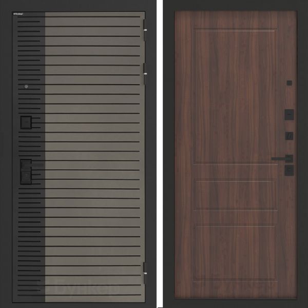 Входная дверь Бункер BN-15 ФЛ-116 Орех бренди