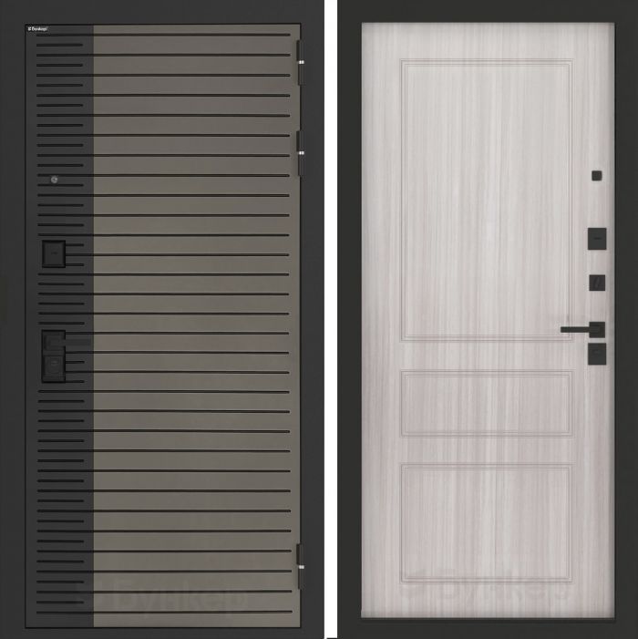 Входная дверь Бункер BN-15 ФЛ-116 Сандал белый