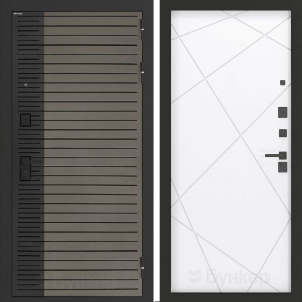 Входная дверь Бункер BN-15 ФЛ-291 Белый софт