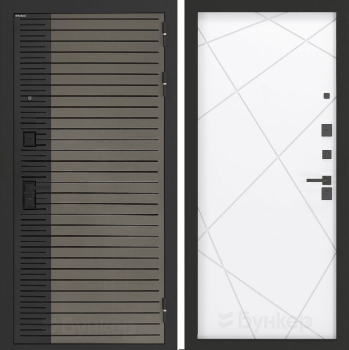 Входная дверь Бункер BN-15 ФЛ-291 Белый софт