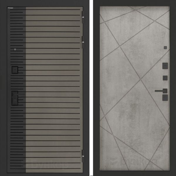 Входная дверь Бункер BN-15 ФЛ-291 Бетон светлый