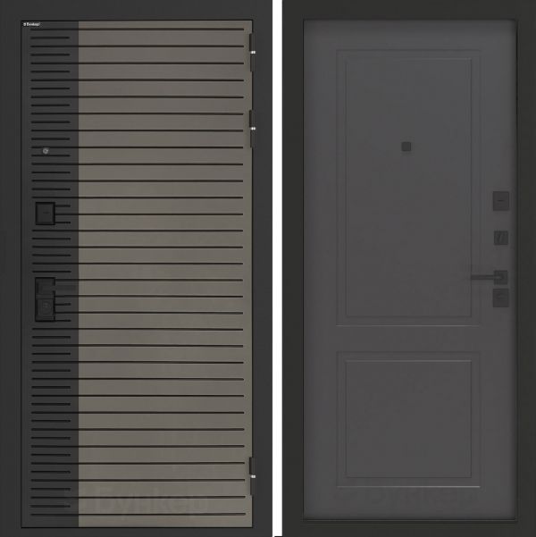 Входная дверь Бункер BN-15 ФЛ-609 Графит софт